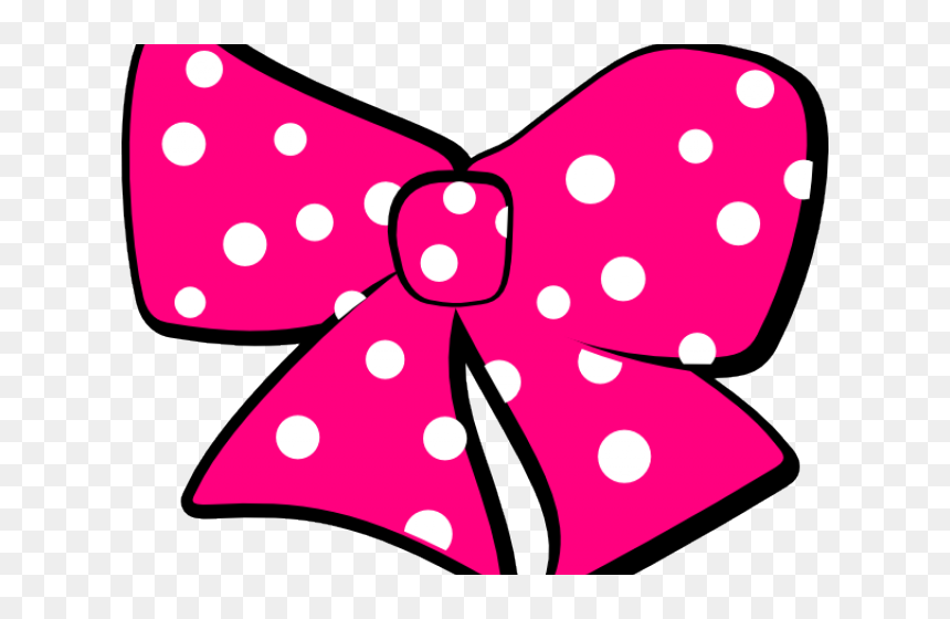 Minnie Mouse Clipart Pink Ribbon - Minnie Mouse Logo Png, Transparent Png - mouse clipart png