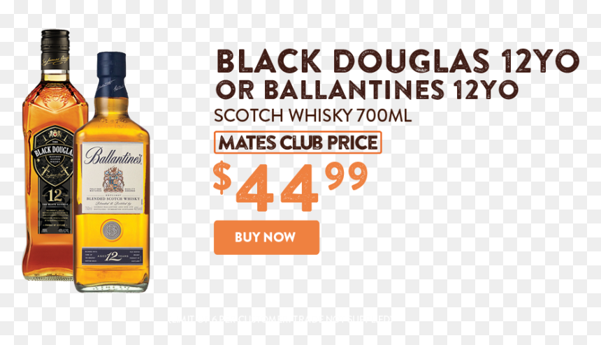 Black Douglas Scotch Whisky , Png Download - Glass Bottle, Transparent Png - whisky png