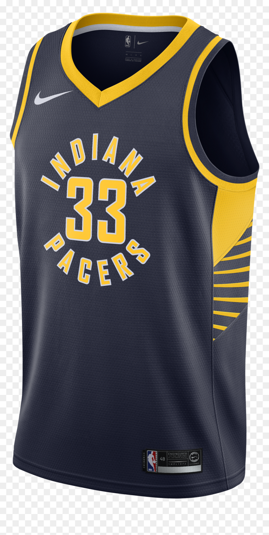 Nike Nba Indiana Pacers Myles Turner Swingman Road - Indiana Pacers Jersey, HD Png Download - indiana pacers logo png