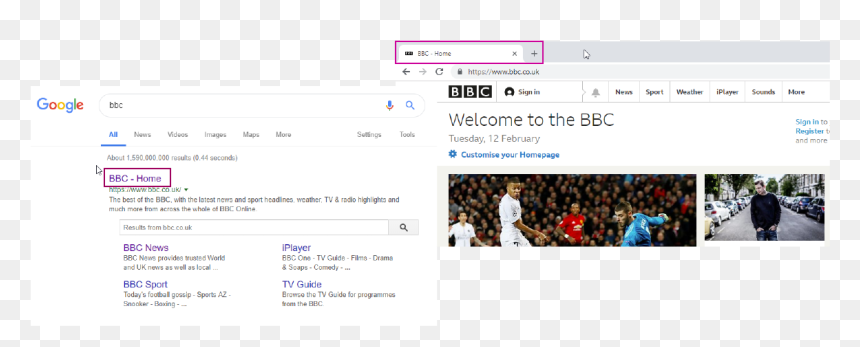 Meta Titles In Serps And In Browser Title Bar - Cbeebies, HD Png Download - title bar png