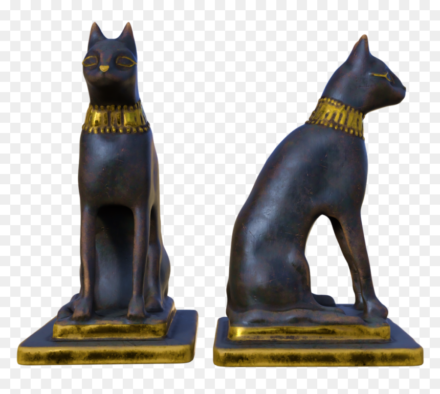 Egyptian Cat Breed - Bastet, HD Png Download - roman statues png