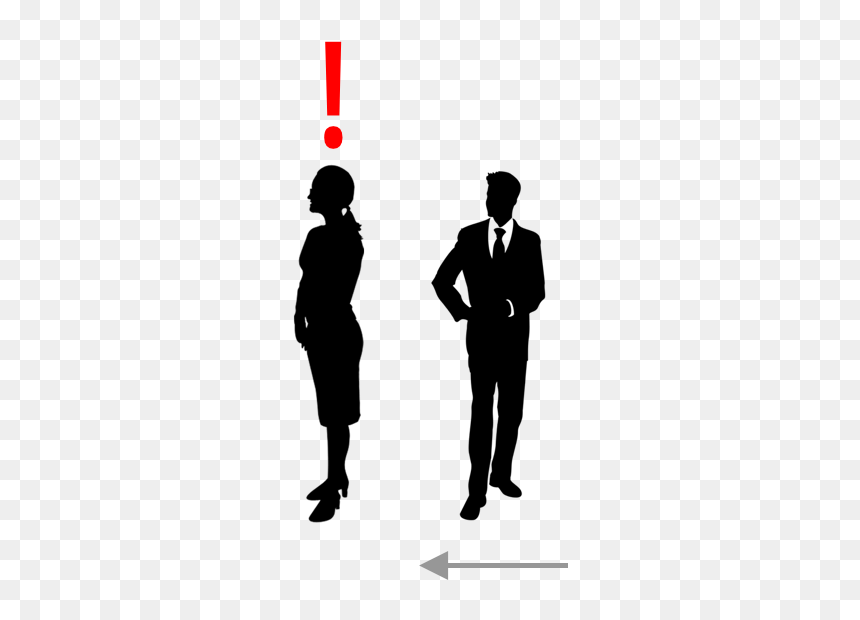 Silhouette, HD Png Download - mgs exclamation png