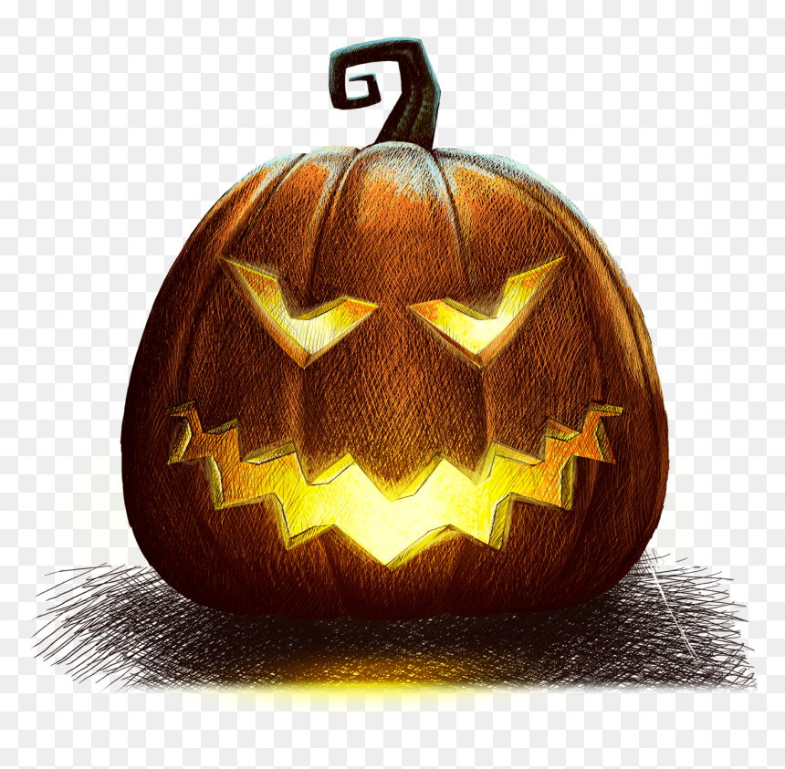 Sals Halloween Pumpkin - Jack-o'-lantern, HD Png Download - halloween pumpkins png