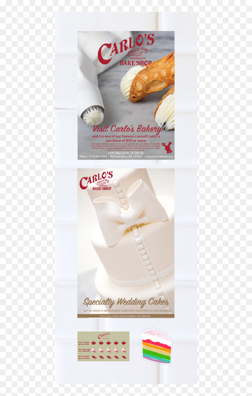 Carlos Package - Carlo's Bakery, HD Png Download - cannoli png