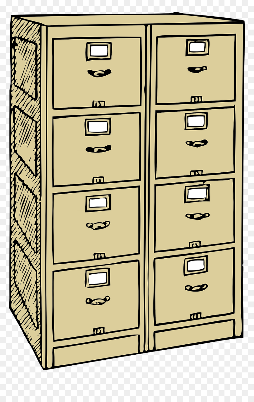File Cabinets Clipart, HD Png Download - file cabinet png