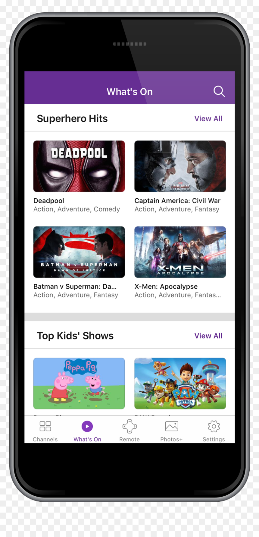 Roku Mobile App Whats On - Smartphone, HD Png Download - roku icon png