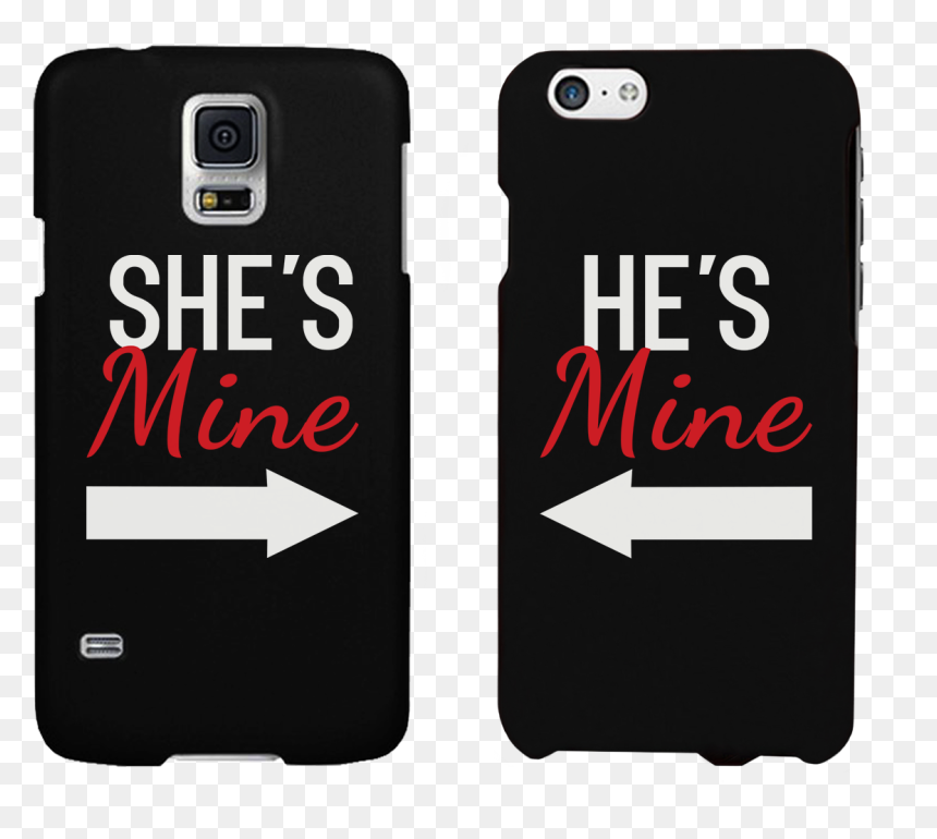 She"s Mine And He"s Mine Black Matching Couple Phone - Couples Matching Phone Cases, HD Png Download - mgs exclamation png