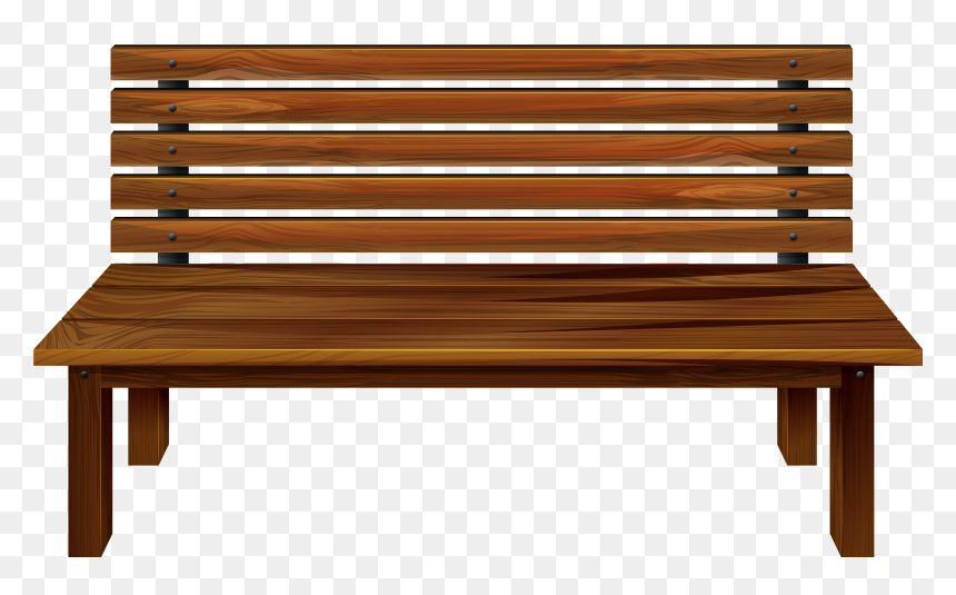 Bench Png, Transparent Png - wooden png