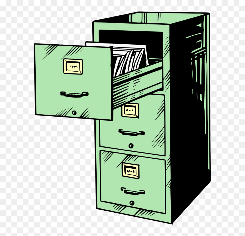 File Cabinets Cabinetry File Folders Drawer Kitchen - Filing Cabinet Clipart, HD Png Download - file cabinet png