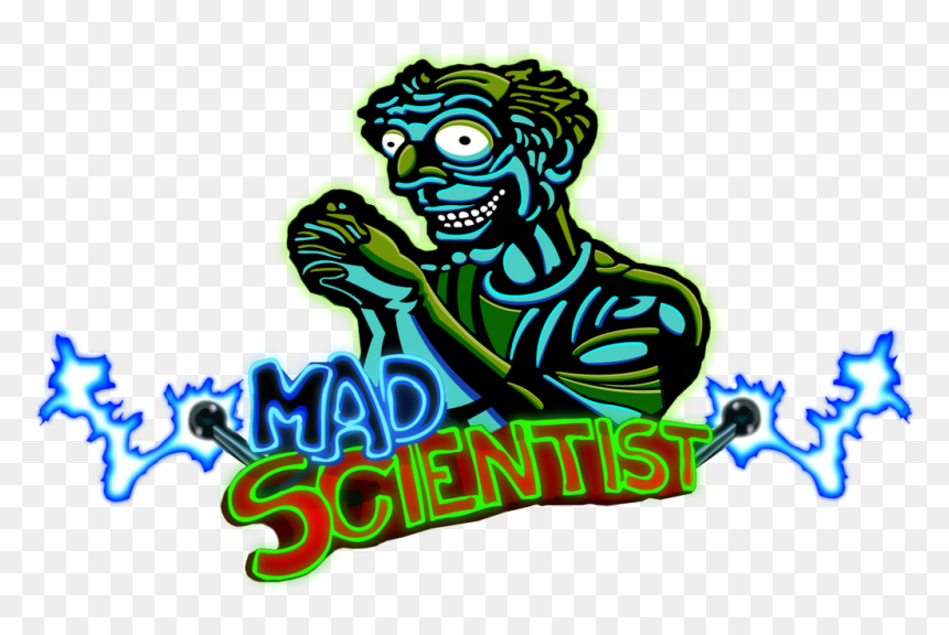 Wheel Vpinball Com - Mad Scientist Cartoon Logo, HD Png Download - mad scientist png