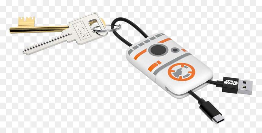 Kabel Usb Lightning Iphone Ipad Ipod Tribe Star Wars, HD Png Download - bb-8 png