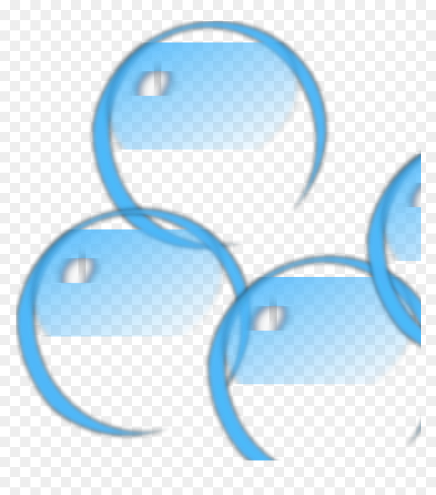 Circle, HD Png Download - blue bubbles png