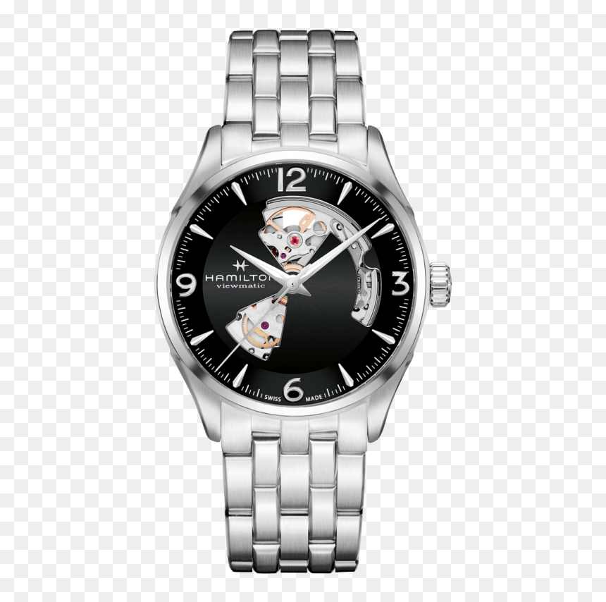 Open Heart Auto The Open Heart Auto Comes In A Stainless - Hamilton Jazzmaster Jazzmaster Open Heart Auto, HD Png Download - open heart png