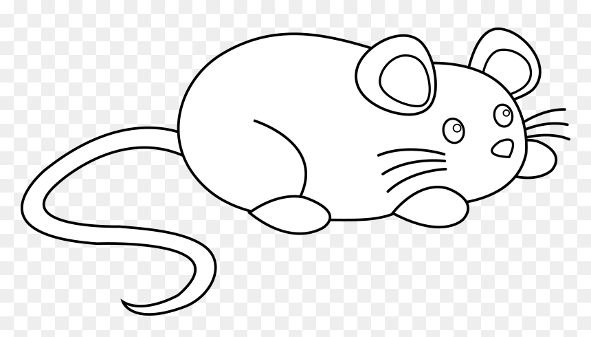 Minnie Mouse Mickey Mouse Rodent Clip Art - Black And White Transparent Rat Clipart, HD Png Download - mouse clipart png