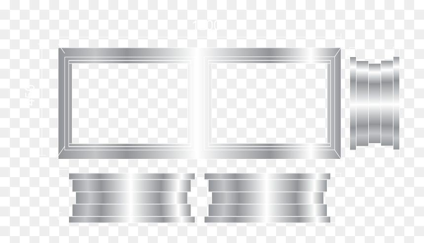Casement Window Frame - Parallel, HD Png Download - white window frame png