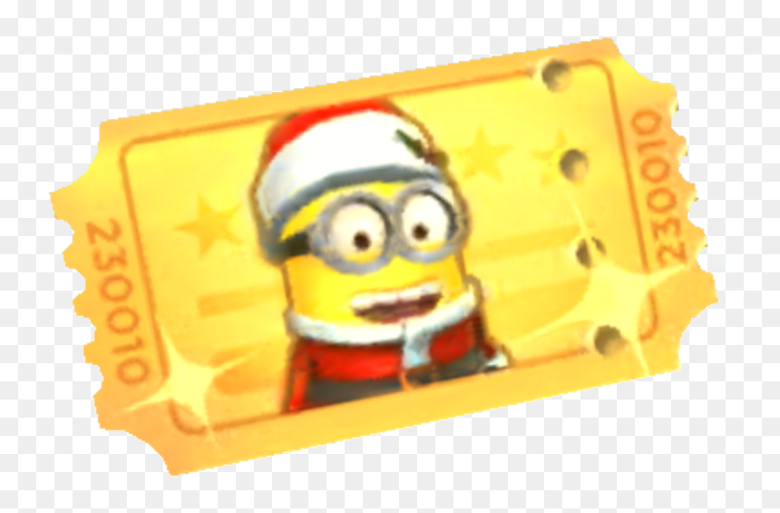 Ticket , Png Download - Minion Rush Golden Tickets, Transparent Png - blank movie ticket png