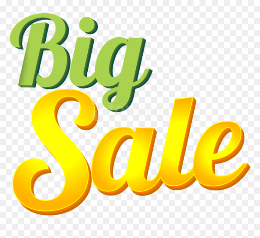 Free Png Download Big Sale Clipart Png Photo Png Images - Graphic Design, Transparent Png - big sale png