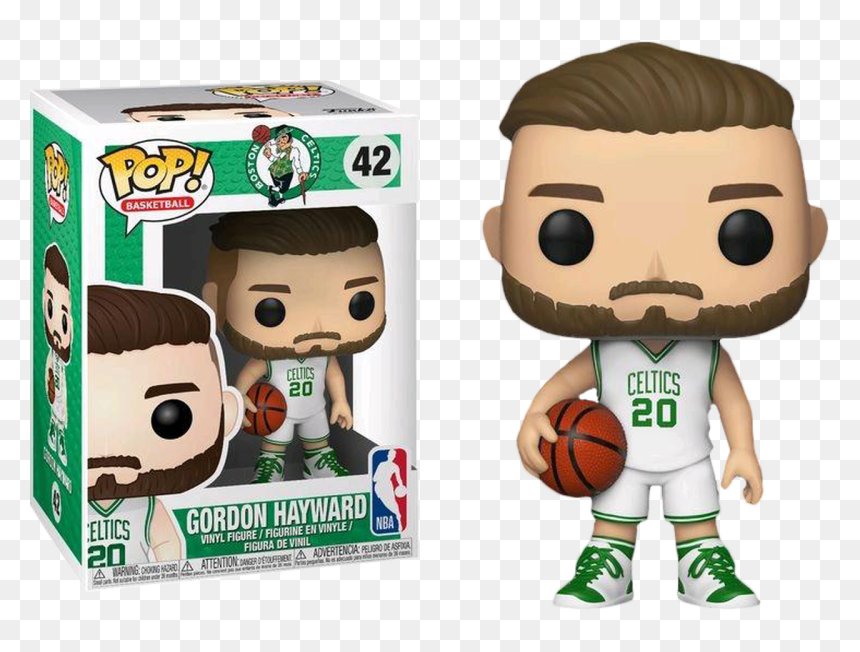 Gordon Hayward Boston Celtics Pop Vinyl Figure - Gordon Hayward Funko Pop, HD Png Download - boston celtics png