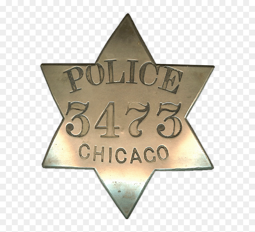 Chicago Police Patrolman Star - Badge, HD Png Download - chicago star png