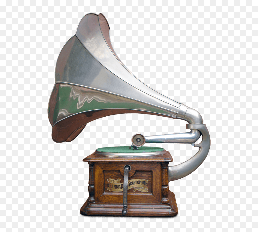 Gramophone Columbia - Transparent Gramophone Png, Png Download - phonograph png
