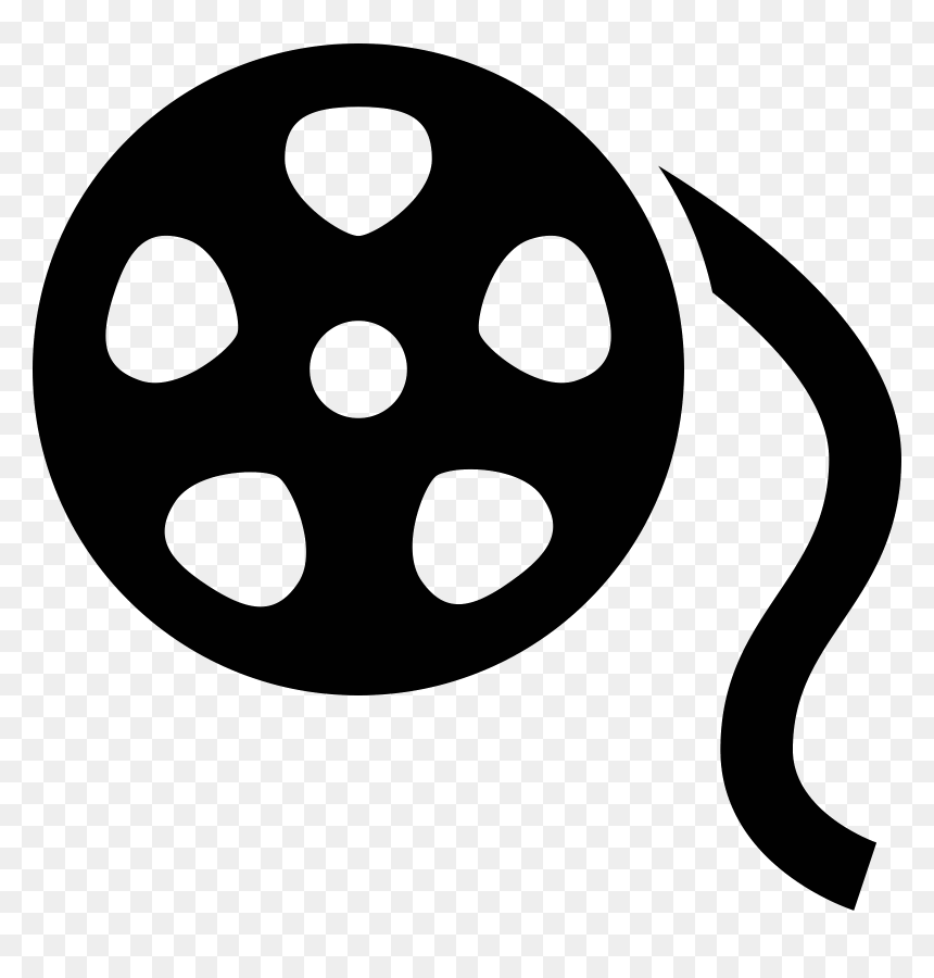 Transparent Film Reel Border Png - Silhouette Film Reel Png, Png Download - film camera icon png