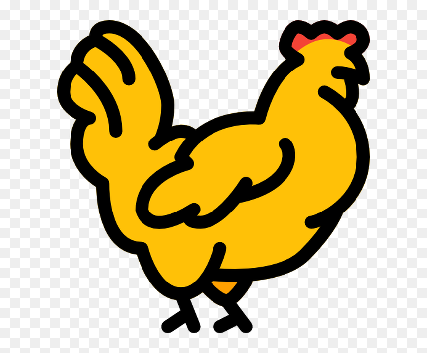 Rooster, HD Png Download - chicken icon png