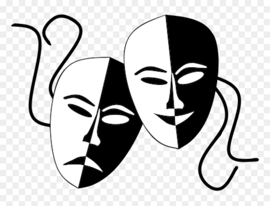 Comedy And Tragedy Masks Png Clipart , Png Download - Comedy Tragedy Masks Transparent, Png Download - comedy mask png