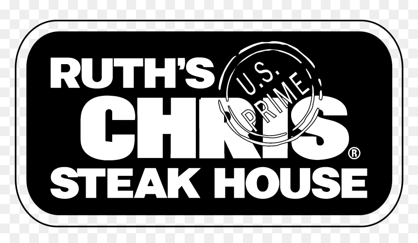 Ruth"s Chris Steak House Logo Black And White - Ruth's Chris, HD Png Download - white house logo png