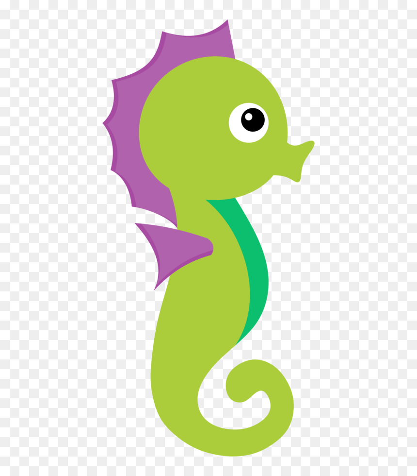 Minus Say Hello Zvierat - Seahorse Clipart Png, Transparent Png - mar png