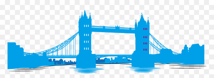 Tower Bridge Clipart Blue Bridge - Tower Bridge, HD Png Download - bridge clipart png