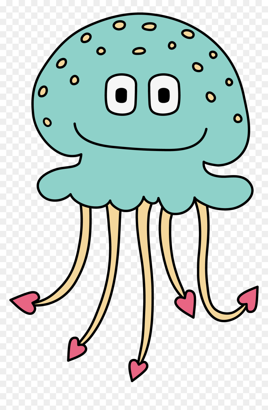 Jellyfishcolor - Jellyfish Boyama, HD Png Download - jelly fish png