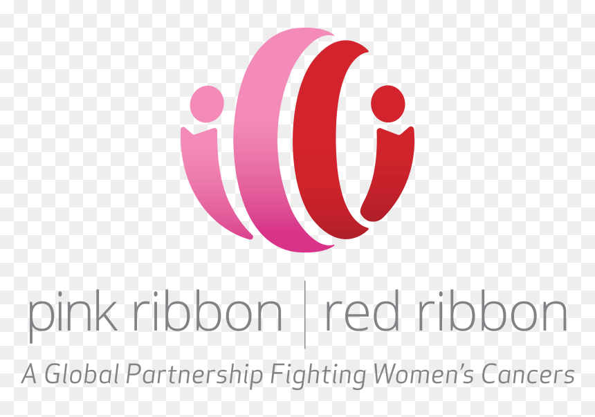 Rbrr - Pink And Red Ribbon, HD Png Download - aids ribbon png