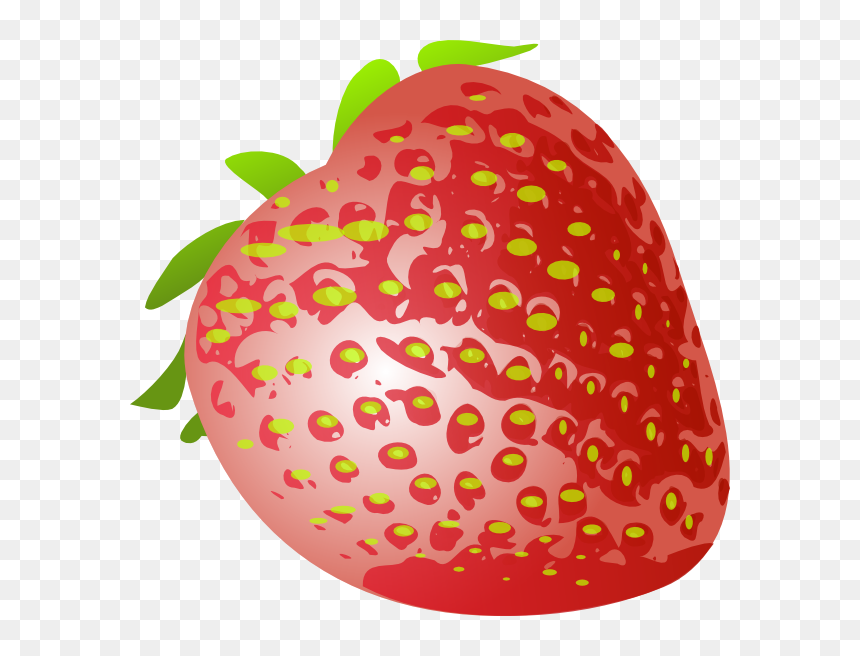 Strawberry 3d Svg Clip Arts - Fruit Clip Art, HD Png Download - strawberry clipart png