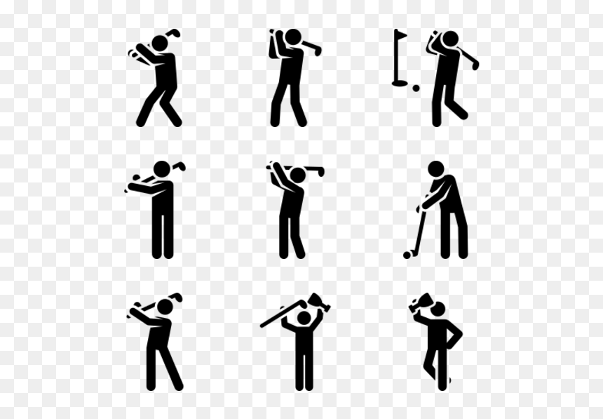 Portable Network Graphics, HD Png Download - golfer silhouette png