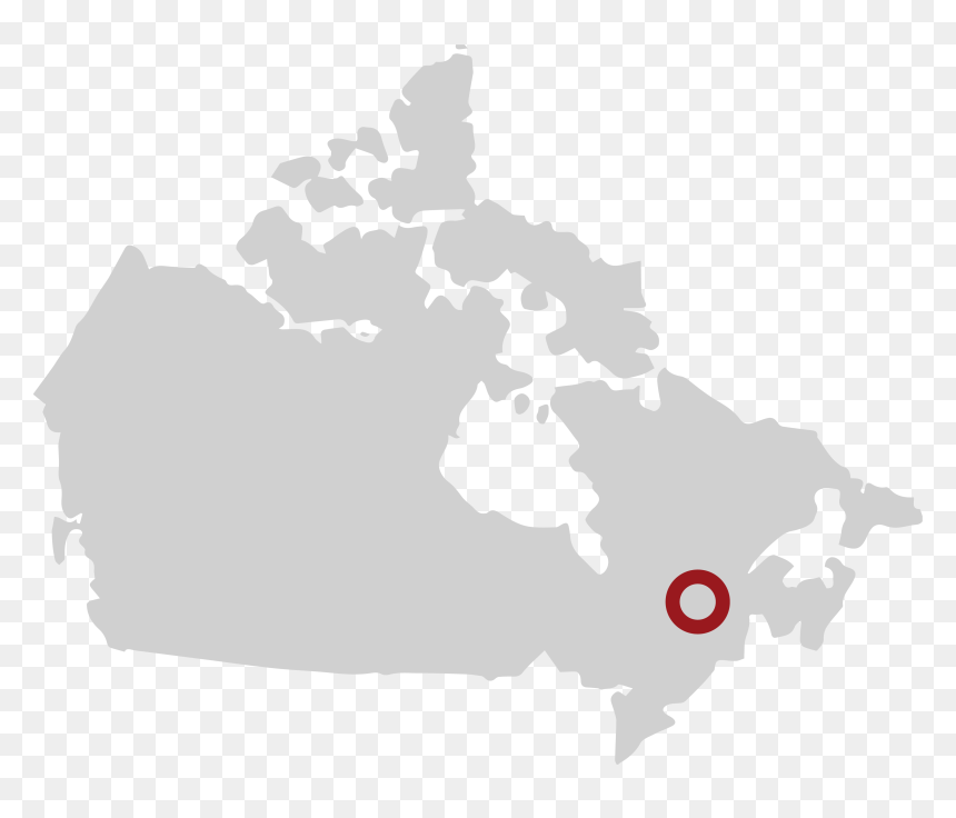 Mining Sites In Canada, HD Png Download - canada map png