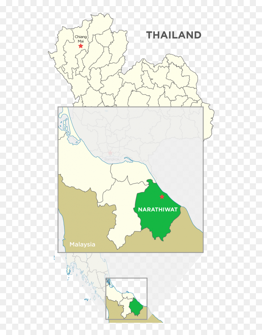 Thailand Capital City Map , Png Download - Thailand Map Vector Png, Transparent Png - thailand map png