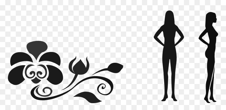 Silhouette, HD Png Download - fashion silhouette png