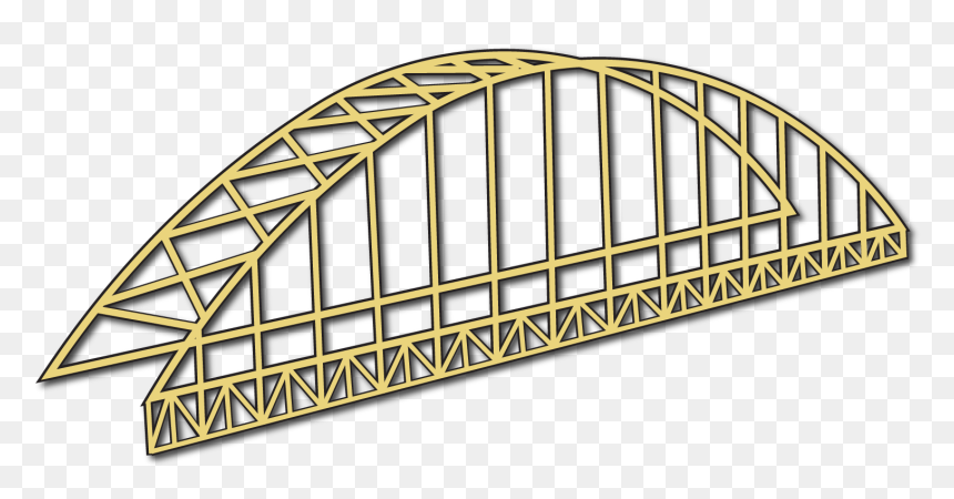 Yellow Bridge Clip Art, HD Png Download - bridge clipart png