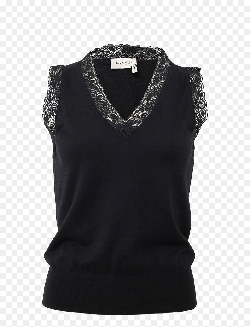 Sweater, HD Png Download - lace trim png
