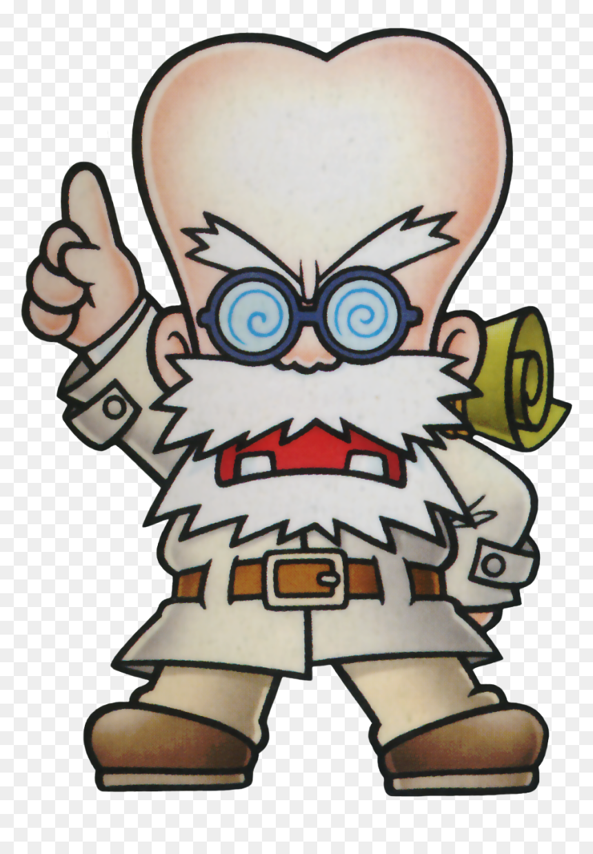 Dr Arewo Stein Artwork Wario Land 4 - Wario Land 4 Man, HD Png Download - mad scientist png