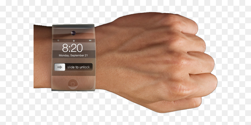 Report Claims Lg Will Provide - Watch On Hand Transparent, HD Png Download - iwatch png
