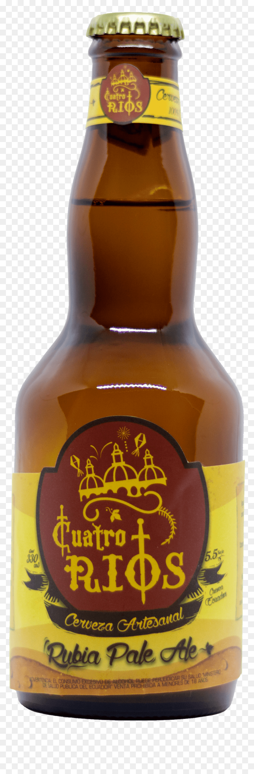 Beer Bottle, HD Png Download - cuatro png