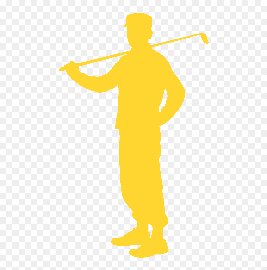 Illustration, HD Png Download - golfer silhouette png