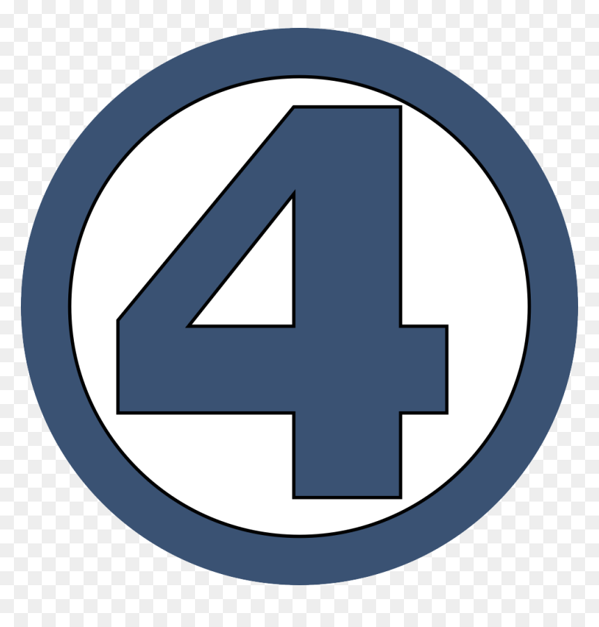 Cuarto Aniversario Del Blog Eurowon - Old Fantastic Four Logo, HD Png Download - cuatro png