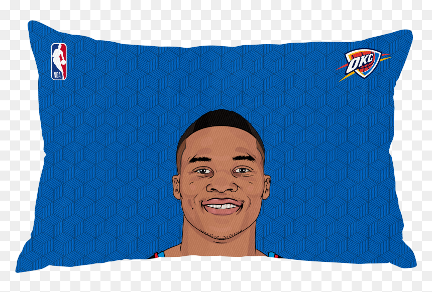 Russell Westbrook Pillow Case Face , Png Download - Oklahoma City Thunder, Transparent Png - russel westbrook png