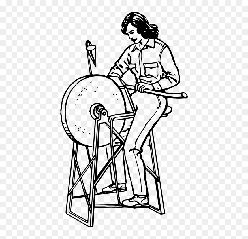 Art,shoe,human - Grindstone Drawing, HD Png Download - tools clipart png