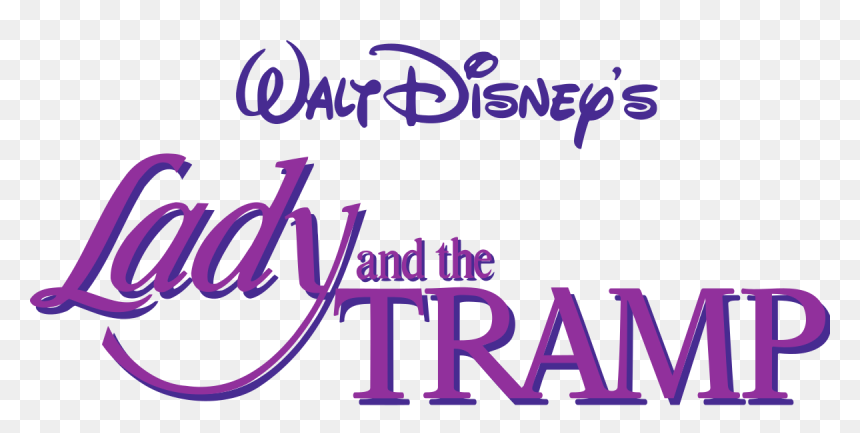Lady And The Tramp Title, HD Png Download - lady and the tramp png