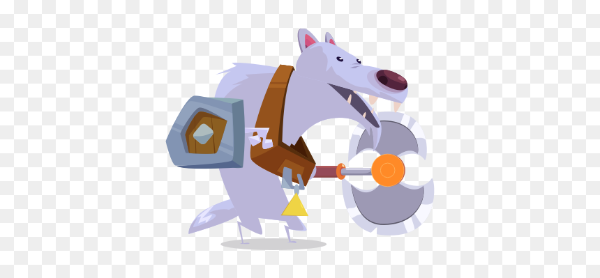 Character Wolf - Character, HD Png Download - anime wolf png