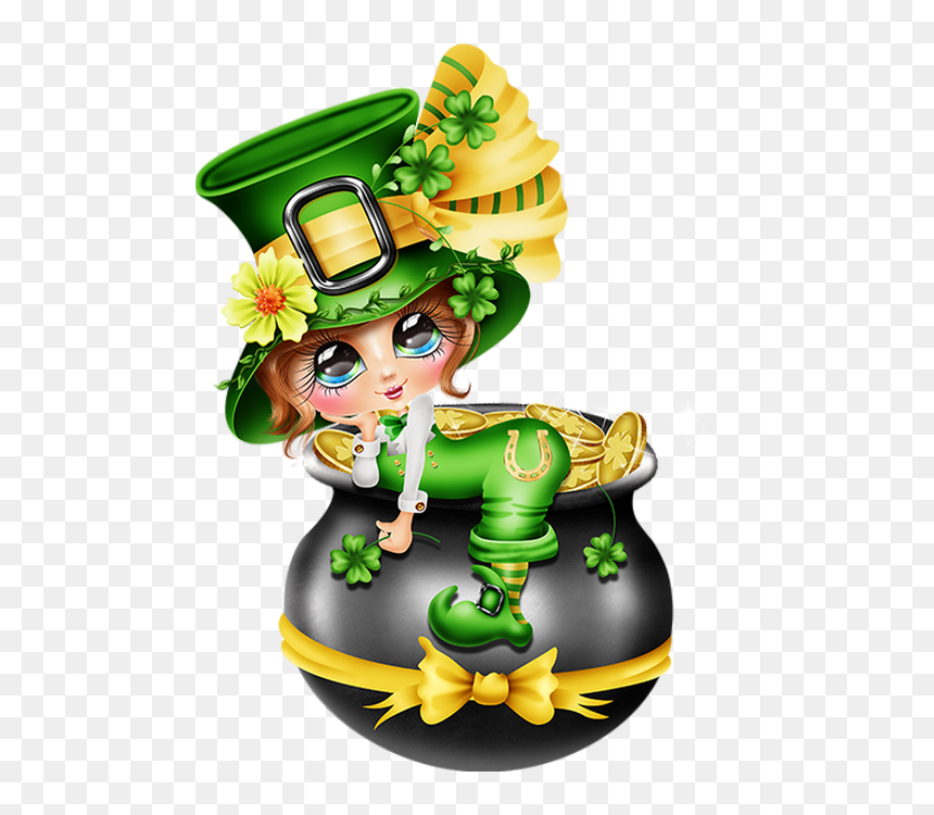Transparent Saint Clipart - Tubes Png Personnage Printemps, Png Download - st patrick png