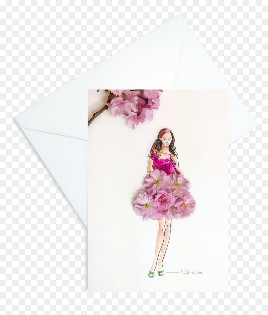 Bouquet, HD Png Download - cherry blossom petal png